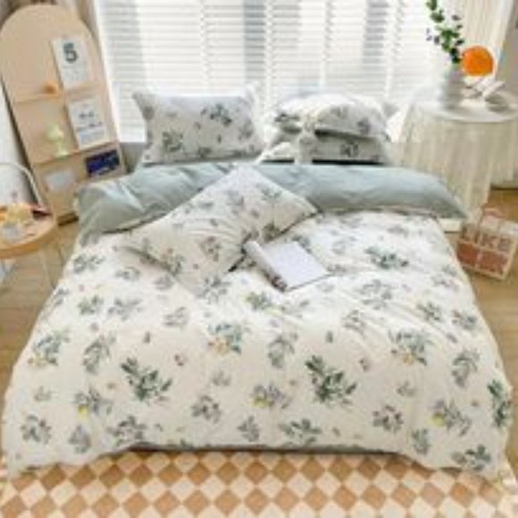 COPY - QQHOME-3pc 100% cotton duvet cover set - Picture 4 of 5